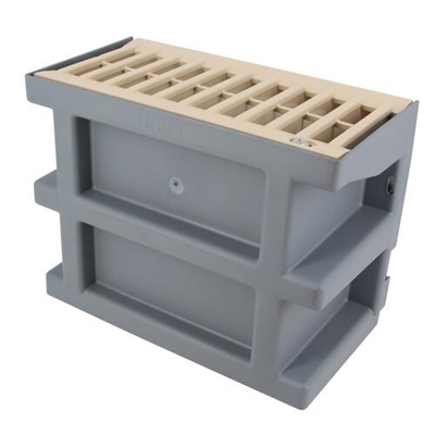 Courette anglaise pvc avec grille ht. 200mm 260 x 135mm COUR7S Sable