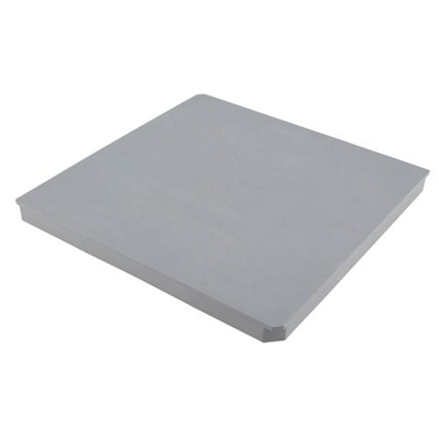 Couvercle à clipser pvc piéton p/ regard eaux pluviales 250 x 250mm CORPCT Gris Clair