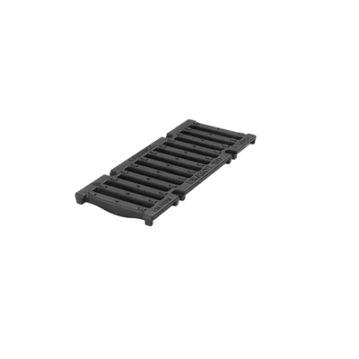 Grille passerelle fonte lg. 200mm 0.50ml ep.25mm C250 p/ caniveau Drainyl Pro 150