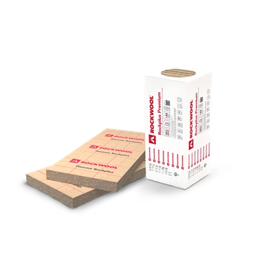 Laine de roche panneau Rockplus Premium + kraft ép. 200mm 60cm x 1.35ml Colis de 2 R=6.25m² K/W