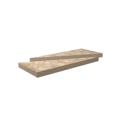 Laine de roche panneau triangulaire Deltarock nu ép. 80mm 60cm x 1.35ml R=2.40m² K/W