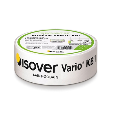 Adhésif Vario KB1 60mm x 40ml p/ recouvrement de membrane d'étanchéité à l'air