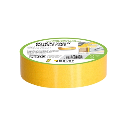 Adhésif double face Vario 38mm x 50ml p/ fixation membrane s/ fourrure