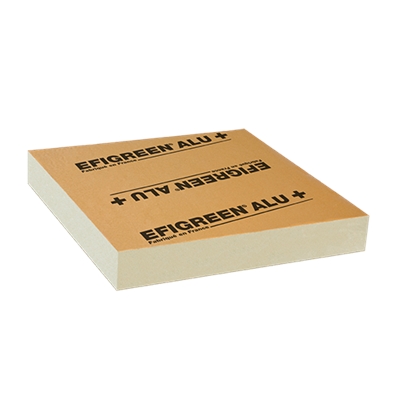 Panneau s étancheité PU B.D Efigreen Alu+ ép. 100mm 60 x 60cm R=4.50m² K/W