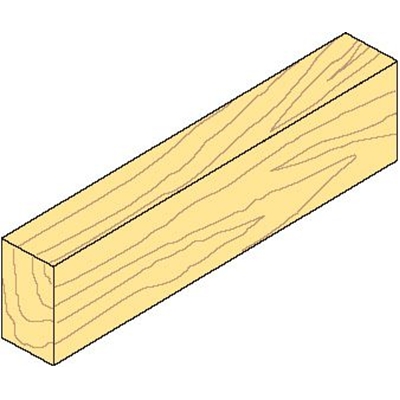Clavette bois p/ cloison alvéolaire 29 x 50mm 20cm