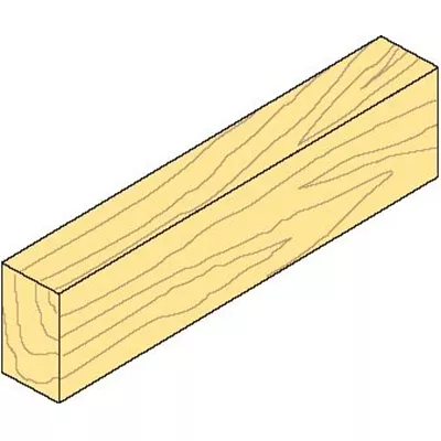 Clavette bois p/ cloison alvéolaire 29 x 50mm 20cm