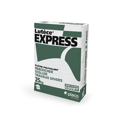 Plâtre manuel polyvalent p/ petits travaux Lutèce Express sac 25kg