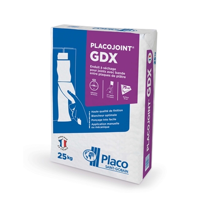Enduit joint poudre Placojoint GDX sac 25kg