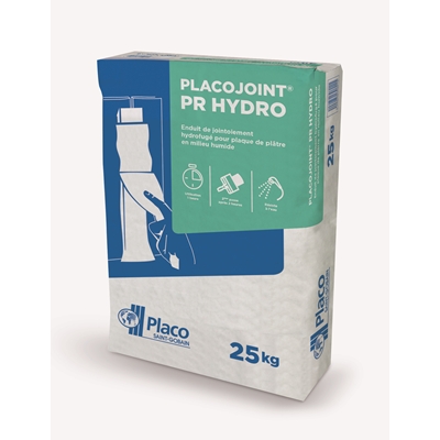 Enduit joint poudre Placojoint PR Hydro utilisation 1h sac 25kg