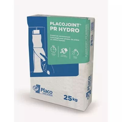 Enduit joint poudre Placojoint PR Hydro utilisation 1h sac 25kg