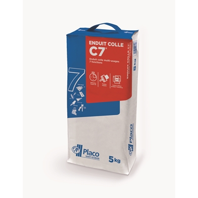 Enduit colle multi-usages (7 fonctions) C7 sac 5kg