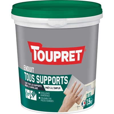 Enduit 3 en 1 pâte Toupret Universel 1.25kg