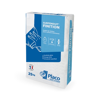 Enduit pelliculaire p/ mur Surfenduit Finition sac 25kg