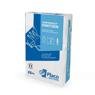 Enduit pelliculaire p/ mur Surfenduit Finition sac 25kg