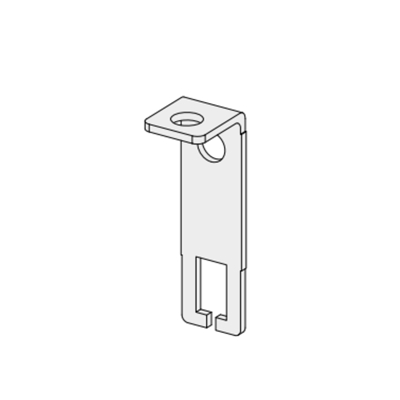 Coulisseau acier Galva CA110 filetage D. 6mm p/ système faux plafond boîte de 100