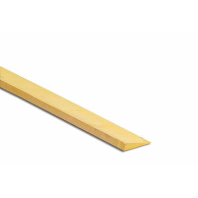 Chanlatte triangulaire sapin traité classe II 50 x 75mm 4.00ml