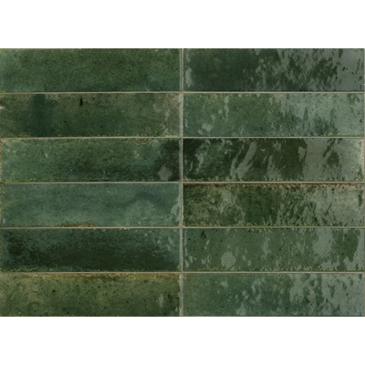 G.C. émaillé 6 x 24 ép. 10mm Lume M6RQ Green Lux pqt 0.52m²