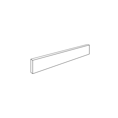 Plinthe droite 7.2 x 45 ép. 9mm Vertige E619 Blanc