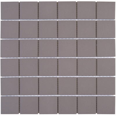 Mosaique ép. 6 x 48 x 48mm s/ plaque 30.6 x 30.6cm CETA01 Taupe