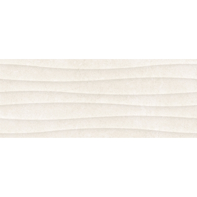 Faïence 20 x 50 Stream Structtura Wind 3D MOT9 White pqt 1.40m²