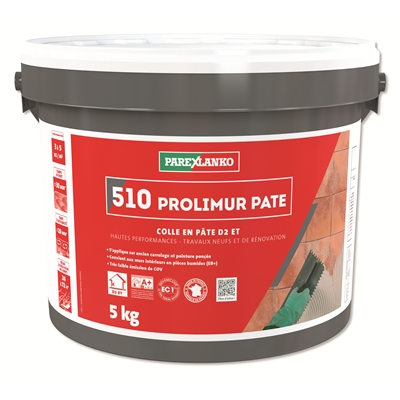Colle pâte p/ mur int. Prolimur 510 seau 25kg
