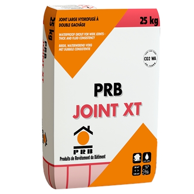 Mortier hydrofuge p/ joint sol & mur int. ext. 3 à 15mm PRB Joint XT sac 25kg Gris Lavezzi
