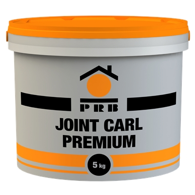 Mortier hydrofugé p/ joint carrelage int. 1 à 8mm PRB Carl Premium seau 5kg Blanc Ciment 23