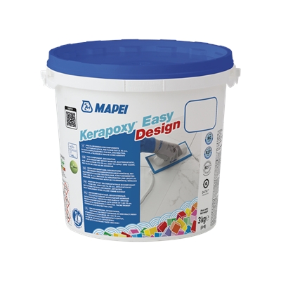 Mortier joint epoxy décoratif bi-composant Kerapoxy Design 113 Gris Ciment Kit 3Kg