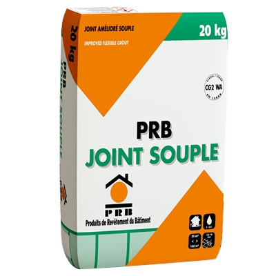 Mortier souple p/ joint 3 à 15mm PRB Joint Souple sac 20kg Tibet  A74