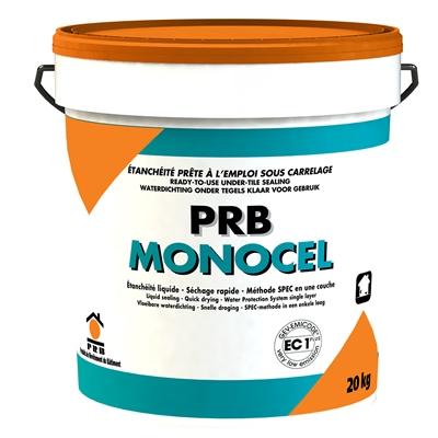 Système d'étanchéité liquide s carrelage int. & ext. Monocel seau 20kg