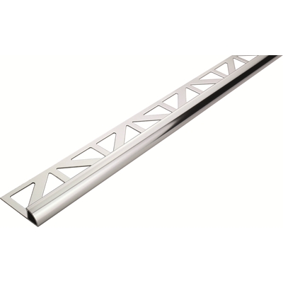 Profil Durondell alu DRA1062 1/4 rond ferme anodise chr.ht.10mm 2.50ml