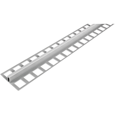Profilé pvc de fractionnement & joint de rupture Biflex BI-5 1004 ht. 10mm 2.50ml Gris