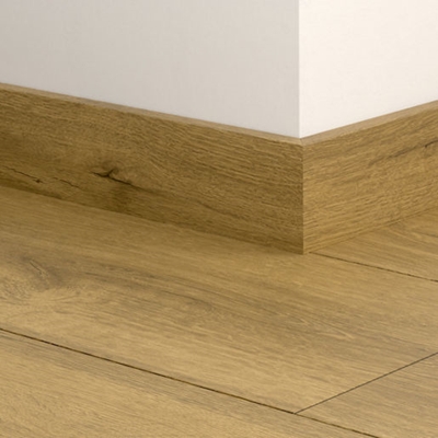 Plinthe Standard Mdf + décor stratifié ép. 12 x 58mm 2.40ml Chêne Classique Clair 05787