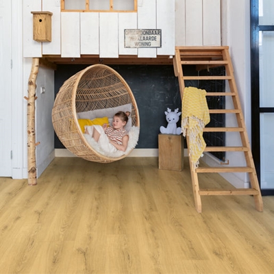 Sol stratifié Classic AC4 CL.32 monolame hydroseal ép. 8 x 190mm 1.20ml Chêne Clair aspect raboté 5787 pqt 1.596m²