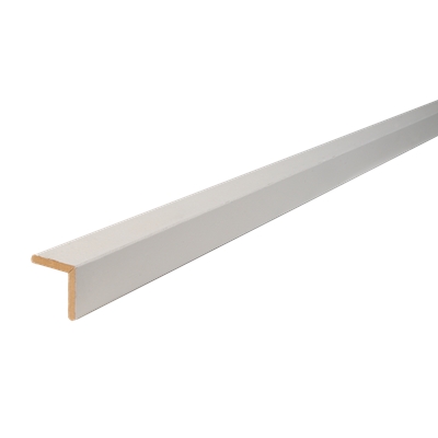 Baguette d'angle médium prépeint 28 x 28mm 2.44ml Blanc