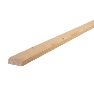 Couvre joint sapin p/ volet ép. 20 x 45mm 2.40ml