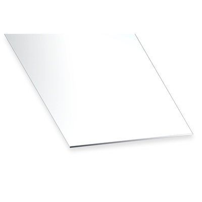 Plat pvc ép. 2 x 100mm 2.60ml Blanc