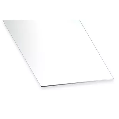 Plat pvc ép. 2 x 100mm 2.60ml Blanc