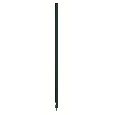 Poteau fer T acier Plastifié ép. 3.0 x 30mm 1.45m Vert Ral 6005