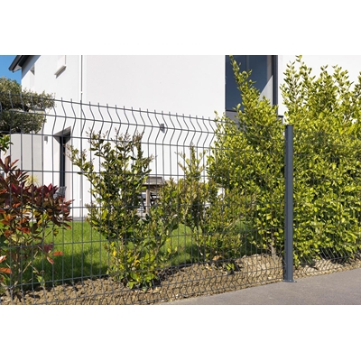 Panneau soudé Axis M fil 4-5mm maille 200 x 55mm 2.48 x 1.02m Gris Anthracite Ral 7016