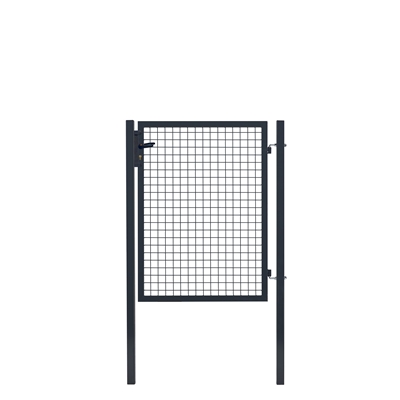 Portillon Garden+ maille 50 x 50mm ht. 1.25 x 1.00m Gris Anthracite Ral 7016