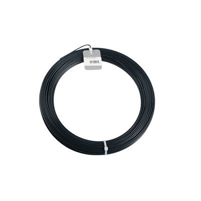 Fil de tension extrudé (gaine pvc) D. 2.4mm Gris Anthracite Ral 7016 rouleau 100ml