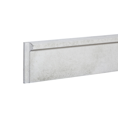 Plaque béton soub. 1/2 chaperon p/ poteau Axor ép. 17mm 0.25 x 2.50ml Gris