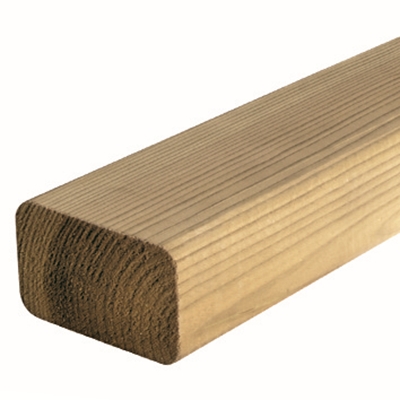 Lambourde Pin du Nord traité classe 4 ép. 45 x 70mm 4.80ml Vert