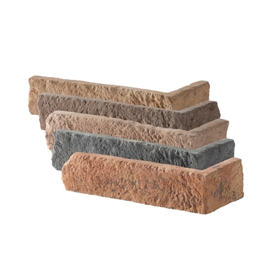 Parement brique d'angle A2 ép. 15mm pqt de 10 pcs=0.5ml 5 tons