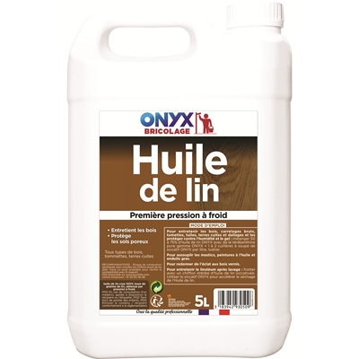 Huile de lin bidon 5L