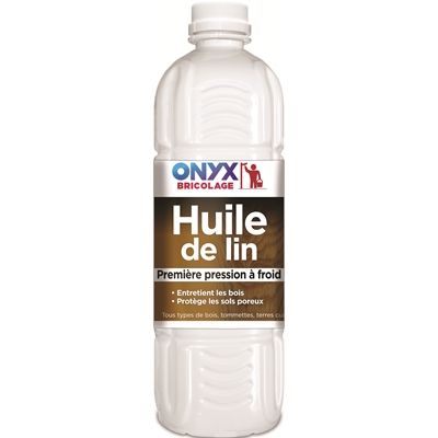 Huile de lin bouteille 1L