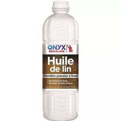 Huile de lin bouteille 1L