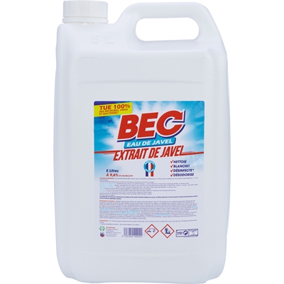 Eau de Javel diluée 36° chlore 9.6% bidon 5L