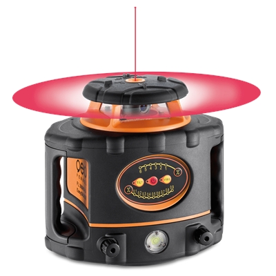Pack laser rotatif automatique simple pente digitale FL 300HV-G EasyGrade trépied + mire 4ml